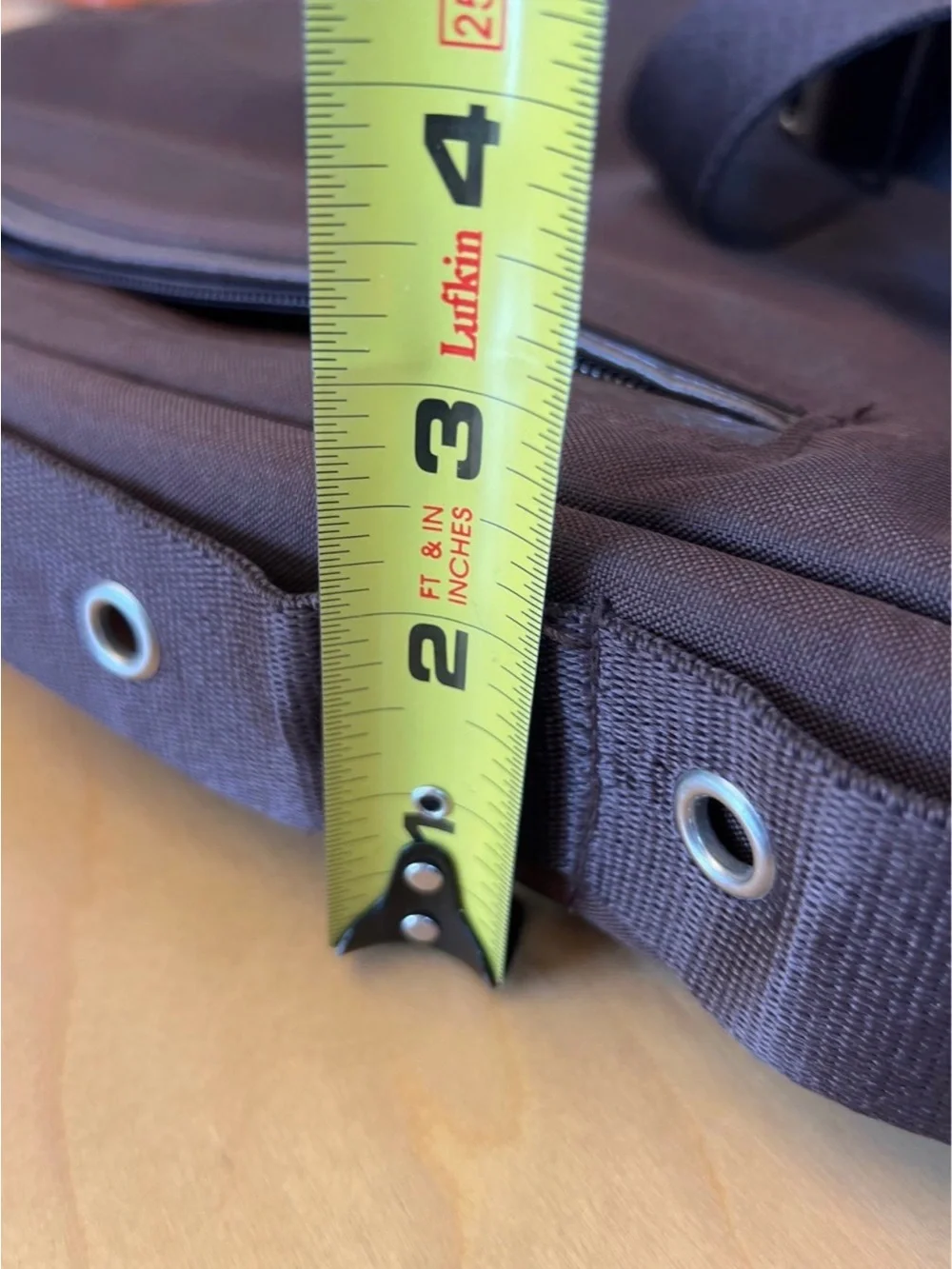 Milano Brown Messenger Bag with Silver Hardware